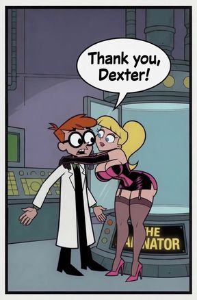 Dumb blonde gets a surprise kiss from her clueless boyfriend