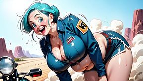 Bulma Fanart Inspired BBW Digital Art Set