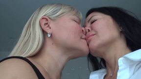 squish each ot her noses fla SF