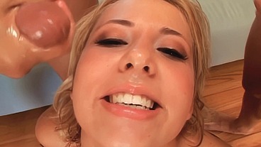 Georgia Peach Takes DP and ATM from Sean Michaels and John Strong