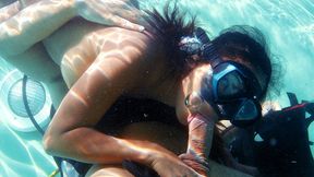 Priva Gets Fucked under Water during a Scuba Diving Lesson before Anal