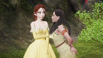 I found Bella and Pocahontas having sex | 2 | Fking3-D Ch6 | Full Movie on Sheer &amp_ PTRN: Fantasyking3