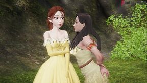 I found Bella and Pocahontas having sex | 2 | Fking3-D Ch6 | Full Movie on Sheer &amp_ PTRN: Fantasyking3