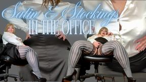 Satin and Stockings in the Office