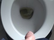 Uncut British Teen Pisses And Misses
