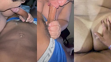 Novinho 26 cm de piroca meteu muito no cu da travesti gordinha e gozou dentro