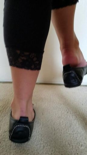 Roxy black flats shoeplay