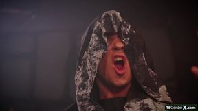 Transpirella captured n fucked by demons