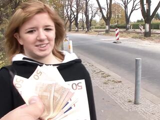 Amateur German whore rides rod in front of the camera