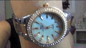 I lick swatch and rub it on pussy V3a