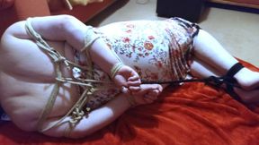 Miss M all tied up and helpless