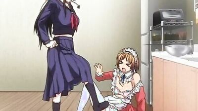 Watch Shemale Futanari Babe with Huge Tits Get Pounded by Master Sideways