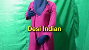 Indian housewife masturbating and talking dirty in the bedroom