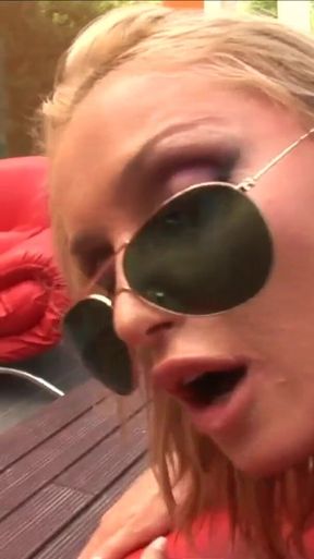 Cathy Cambell sucks and fucks cock in her ass for hot cum