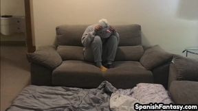 Diaper Girl touching her Kigurumi