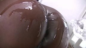 The big ass of a black slut is about to be pretty banged!