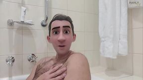 Step Gay Dad - Bath Buddies - Hot house with sexual tension so thick it ends up all over stepdad'_s sexy toes - Manlyfoot