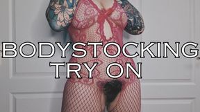 ElizabethHunnyxox Uncensored YouTube bodystocking Try On