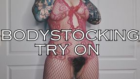 ElizabethHunnyxox Uncensored YouTube bodystocking Try On