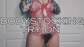 ElizabethHunnyxox Uncensored YouTube bodystocking Try On