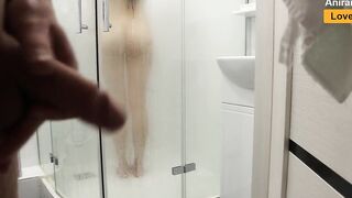 Caught Step Sister Surprised inside the Shower and Banged! her