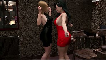 Erotica 4 - Riley, Ren and Lilly Dance at the Bar Then Plan a Night Together