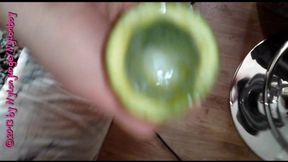 Orgasm with the Cucumber