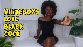 BNWO WHITEBOY MOUTHS BELONG AROUND BLACK COCKS