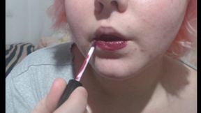 Lipstick up close