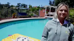 Madi Wets Her Clothes in the Pool (No Sound)