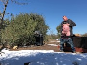 Winter Mountain Jerk Off