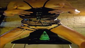 Alien dick dominates and fucks a helpless prisoner in an interstellar prison