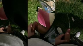 i pee on his mouth on the street public outdoor