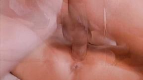 ”Big Boobed retro blonde Brittany Andrews spreads legs for prick”