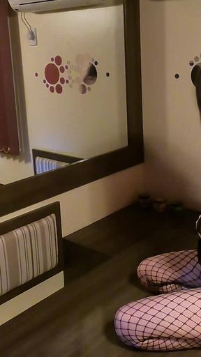 I love masturbating looking at myself in the mirror - DOLLSCULT   Clip 1