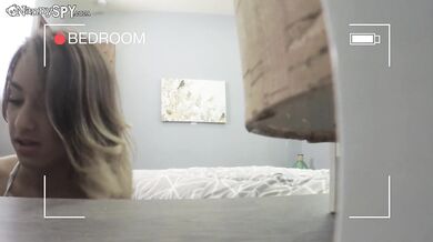 Nanny's tight throat gags on stepdad's huge cock unawares