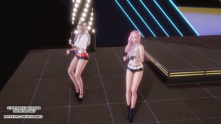 [MMD] GIRL CRUSH - Oppa, Do you Trust Me Sexy Kpop Dance Ahri Seraphine 4K Leauge Of Legends Hentai