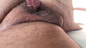 Retired Coach Has a Very Thick Cock Pissing All Over with a Fat Ass on a Coach Bear