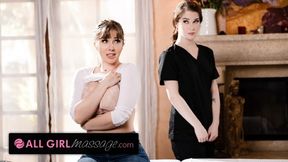 Lena Paul Can't Take Her Hands Off Masseuse Evelyn Claire's Pussy