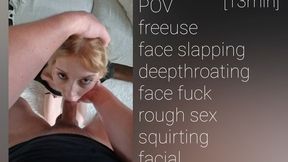 Freeuse slut gets what she deserves