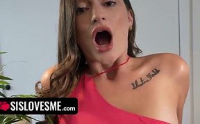 Step Sis Takes Pervy Joyride in Car to Get a Fingered Facial