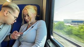 After picking up his stepmother in the metro, the guy then gets rather lusty with her