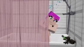 Minecraft Sex Jenny Naked Bathing sex gameplay