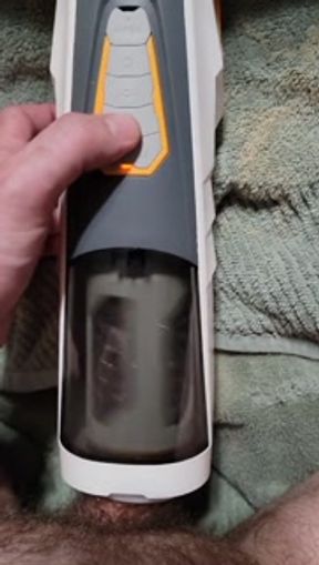 First ride on the Avenger Starship rotation toy (creampie)