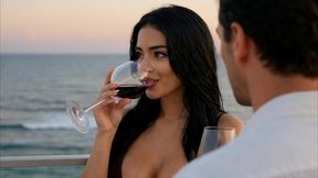 camila, a beautiful latin woman is fucked in the hotel jacuzzi by her boss- ai porn