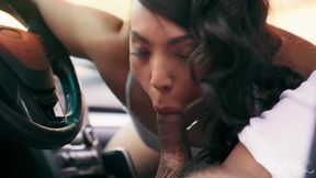 Beautiful Brunette Fucked By Hunky Daddy