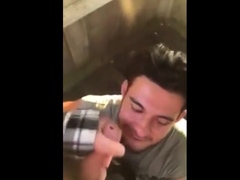 Cute cock sucker and cum eater