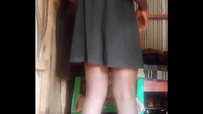 Sexyjayla254 is a naughty African shemale who loves showing off her body