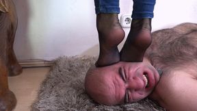 ROSALINA - Jeans And Nylon Socks - INHUMAN Trampling And Facestanding