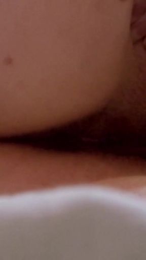 Thrilling moment from "I like to masturbate with my legs crossed, I squeeze my hips hard to ORGASM! Throbbing and anus close-up"